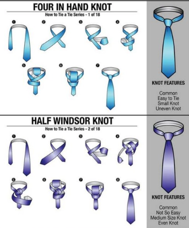 Top two necktie knots anyone can learn!