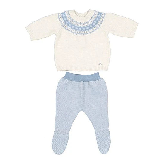 2pc Classic Knit Sweater/Pant Set
