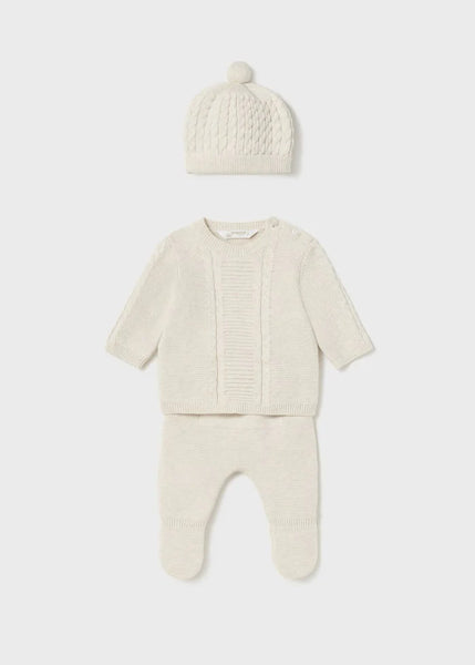 3pc Cable Knit Set