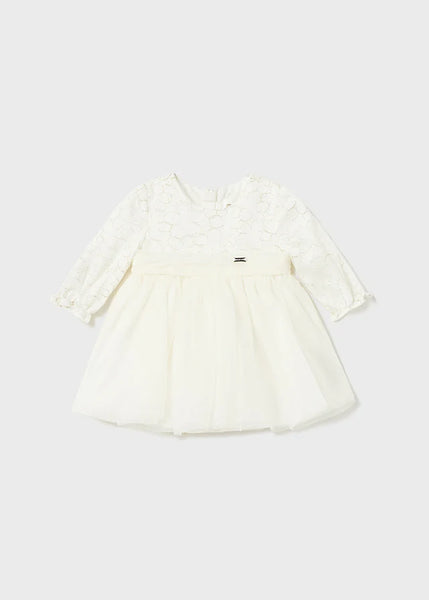 Lurex Embroidered Tulle Dress