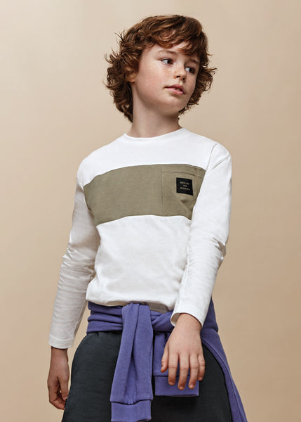 Contrast L/S Top