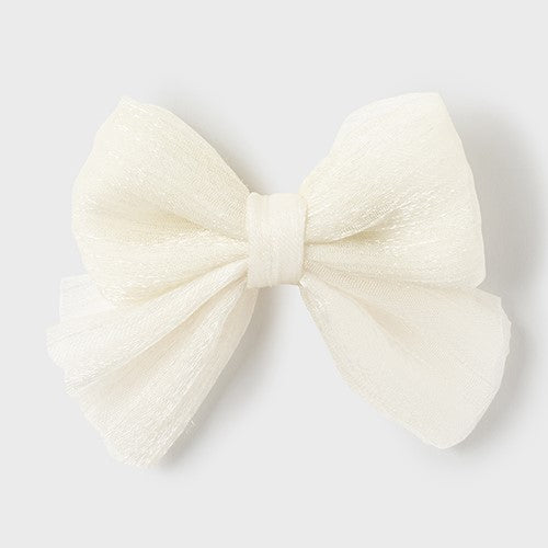 Small Organza Bow Hair Clip
