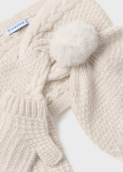 3pc Hat, Neckwarmer & Mitts Set