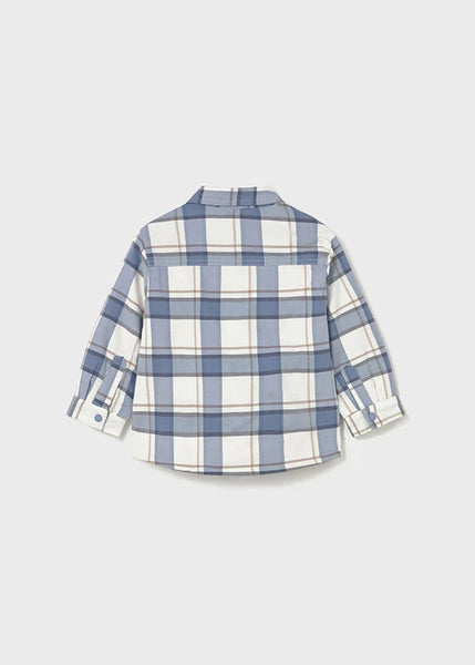 3pc Plaid Shacket & Microcord Pant Set