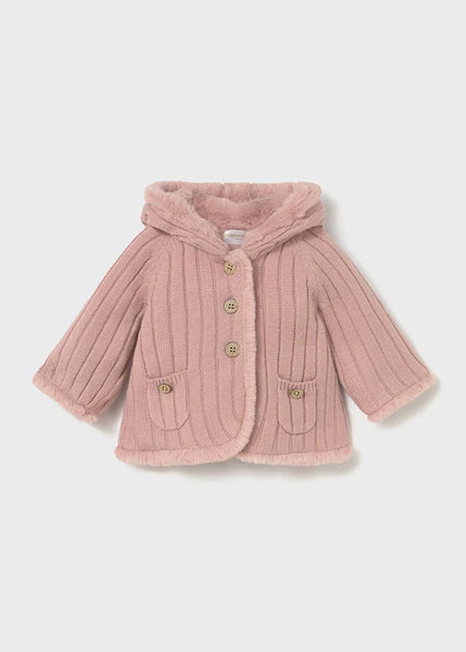 3pc Fur Lined PomPom Jacket
