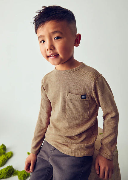 Ribbed Long Sleeve Top