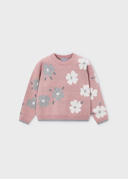 2pc Floral Sweater & Pant Set