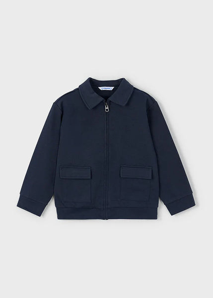 Full Zip Sweater Jacket with Pockets