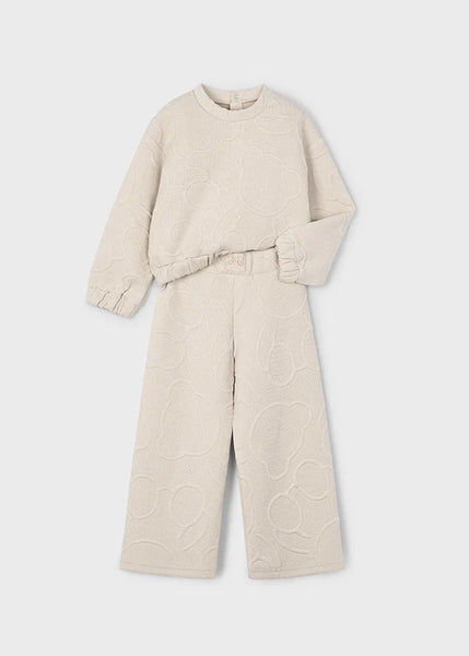 2pc Embossed Padded Tracksuit