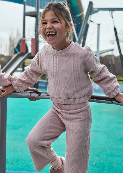 2pc Embossed Padded Tracksuit
