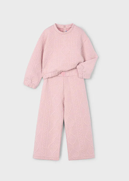 2pc Embossed Padded Tracksuit