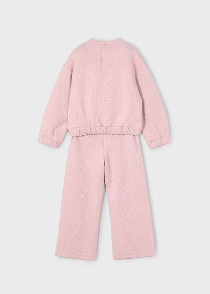 2pc Embossed Padded Tracksuit