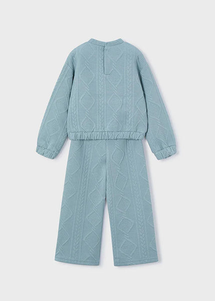 2pc Embossed Padded Tracksuit