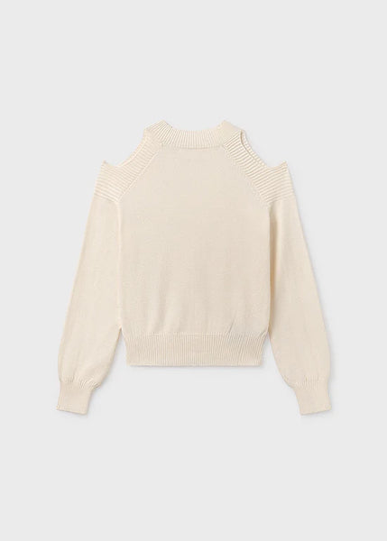 Cut Out,Cold Shoulder Sweater