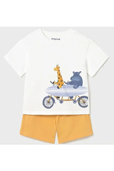 [1.670] 2pc Zoo Animals Short Set