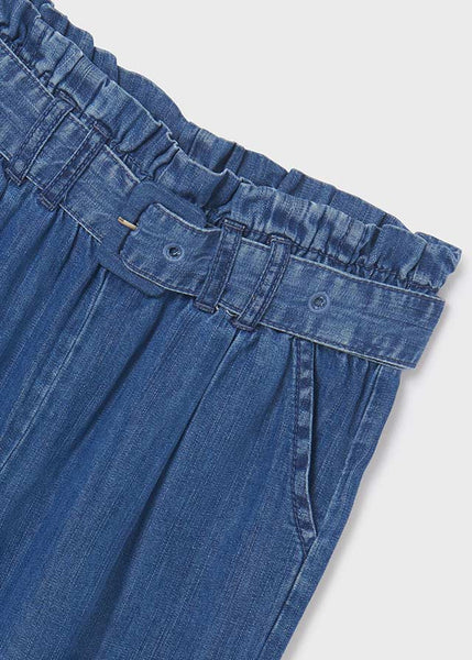 2pc Paper Bag Tencel Pant