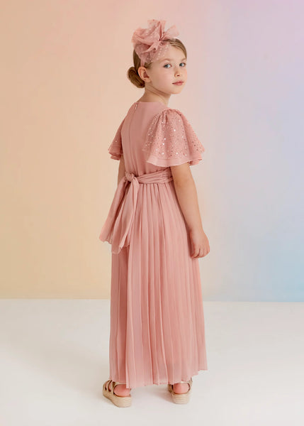 Chiffon Pleated Jumpsuit