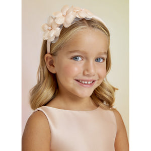 Satin Flowers Headband