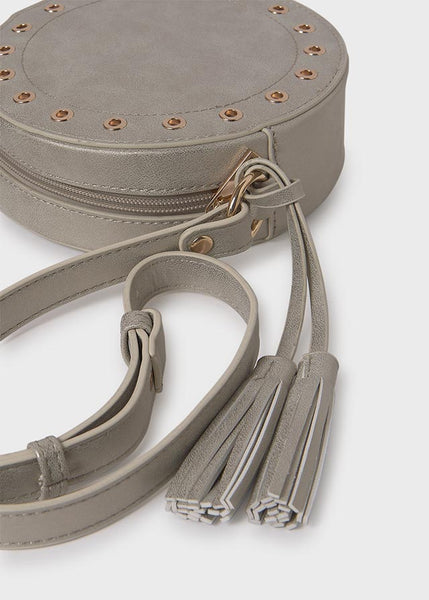 Round Purse with Tassel Detail