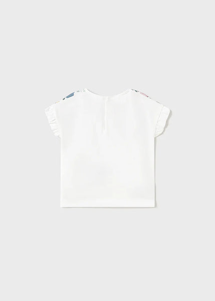 2pc Flower T & Dot Pant Set