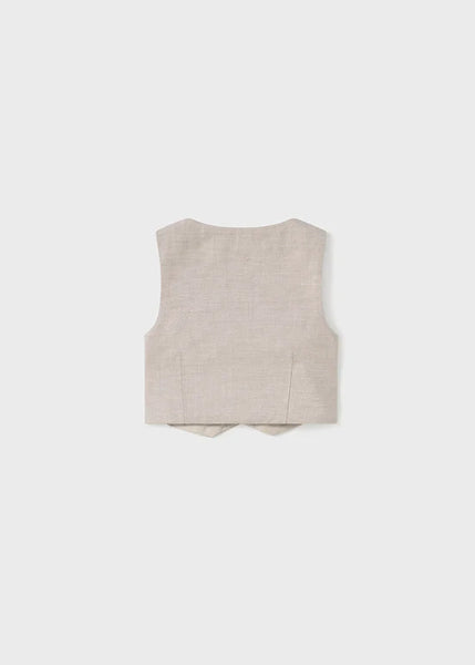 5pc Formal Linen Vest Set