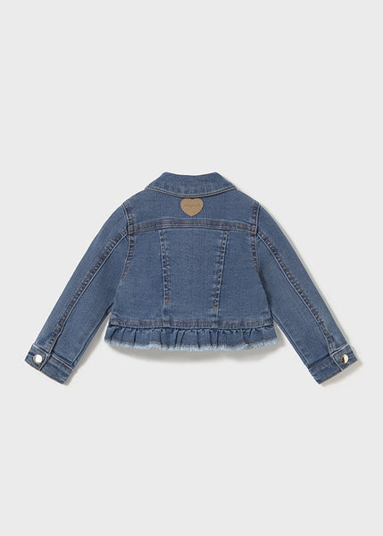 Lace Detail Jean Jacket