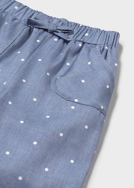 2pc Flower T & Dot Pant Set