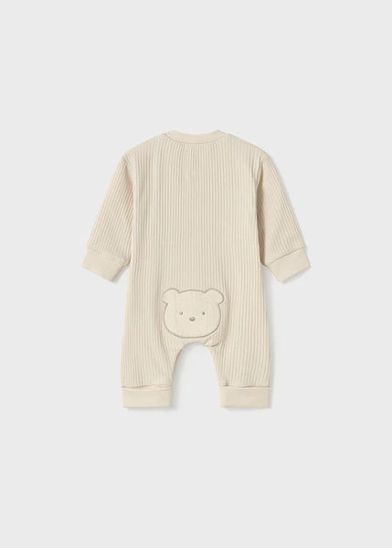 1pc Neutral Ribbed Jumpsuit