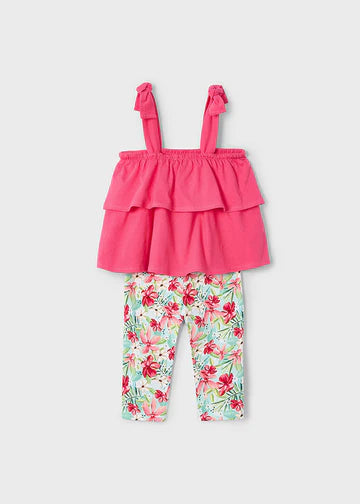 2pc Floral Capri Set