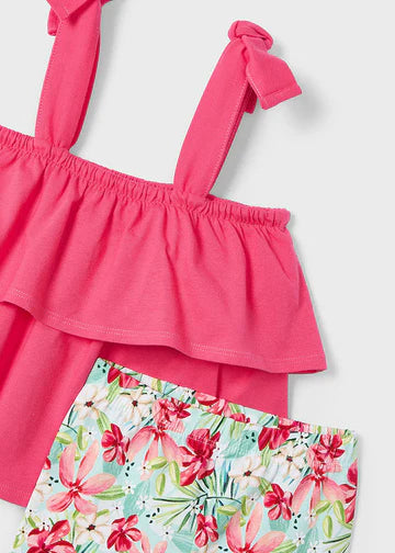 2pc Floral Capri Set