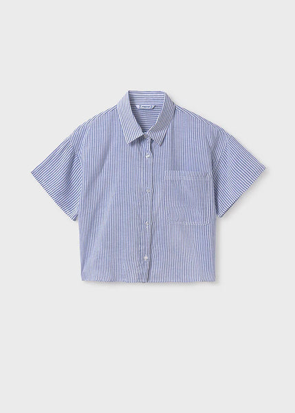 2pc Striped Shirt Set