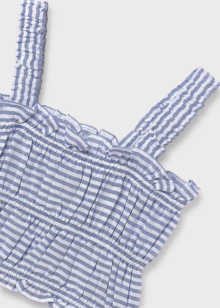 2pc Striped Shirt Set