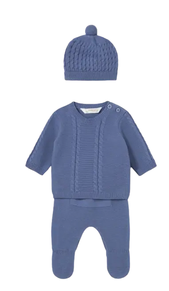 3pc Cable Knit Set
