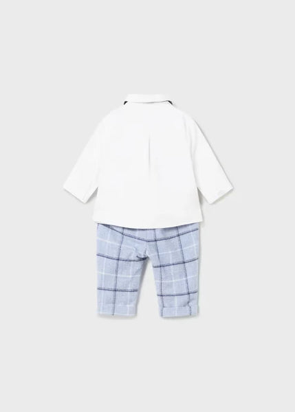 3pc Plaid Vest Set