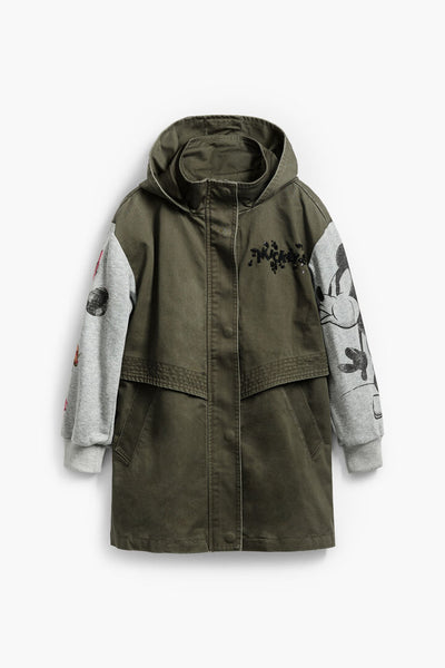 3/4 Hooded Mickey Jacket