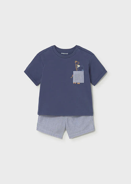 3pc Seersucker Bermuda Set
