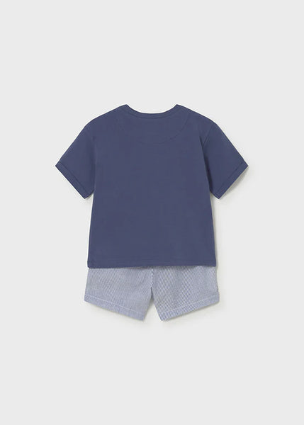 3pc Seersucker Bermuda Set