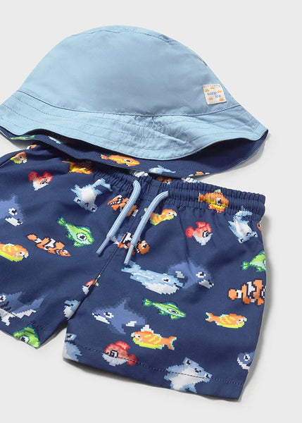 3pc Fish Towel Swim Set