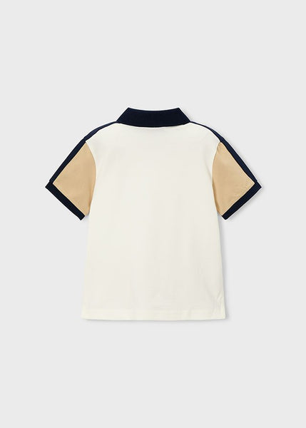 Contrast Detail Dressy Polo