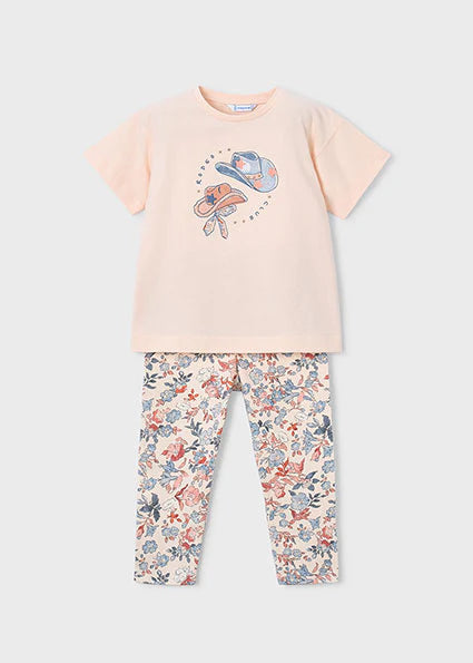 2pc Capri/T-Shirt Set
