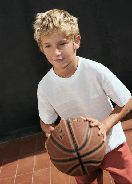 Tonal Stripe Dressy T-Shirt
