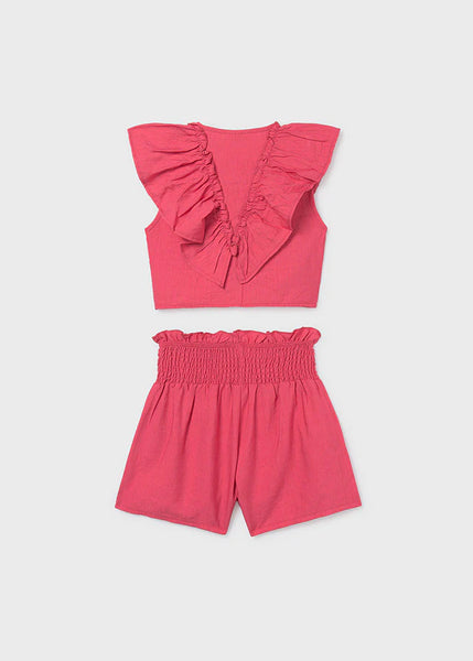 Ruffled Short Set