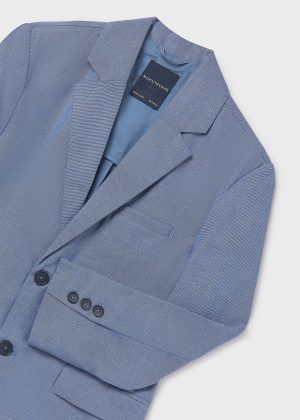 Chambray Linen Blazer
