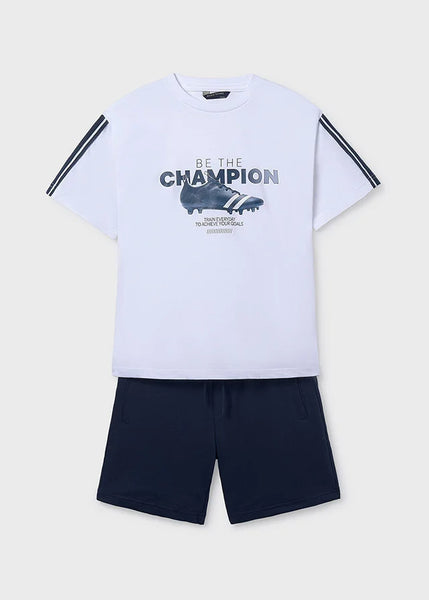 2pc Soccer Shampion Short Set