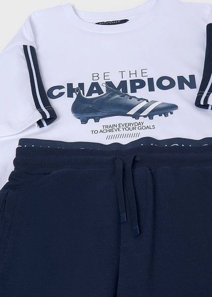 2pc Soccer Shampion Short Set