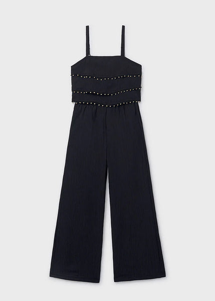 Long Jumpsuit with Ruffles