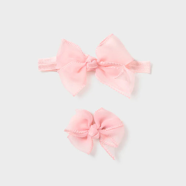 2pc Bow & Hairband Set