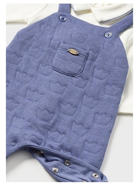Quilted Crown Overall Onsie