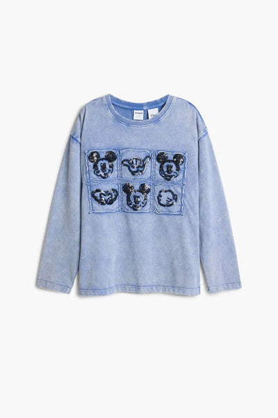 TS_MOMO Mickey L/S Top