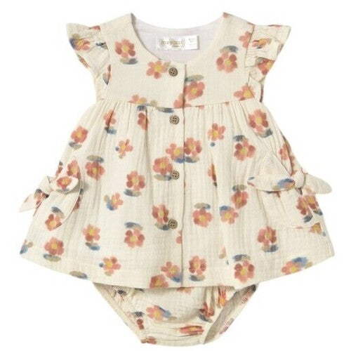 2pc Flower Dress w/ Bloomer Set